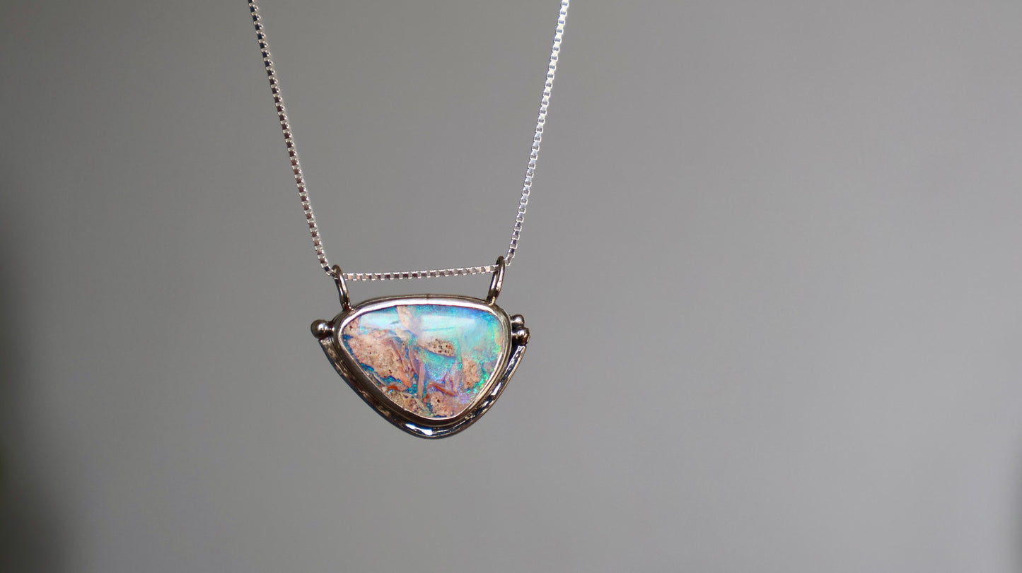 Lola - Boulder Opal Necklace