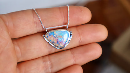 Lola - Boulder Opal Necklace