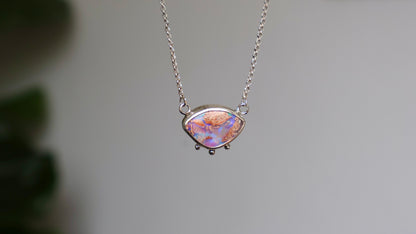 Lunaria - Boulder Opal Pendant
