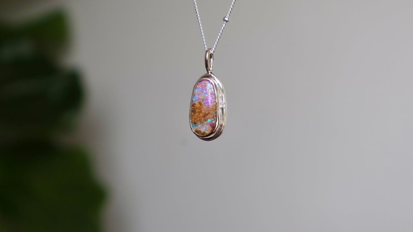 Anna - Boulder Opal Pendant
