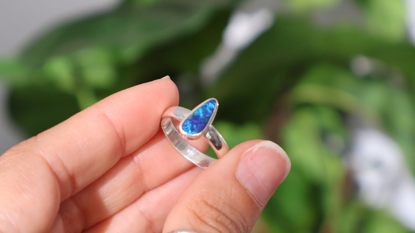 Blue Lagoon - Opal Ring