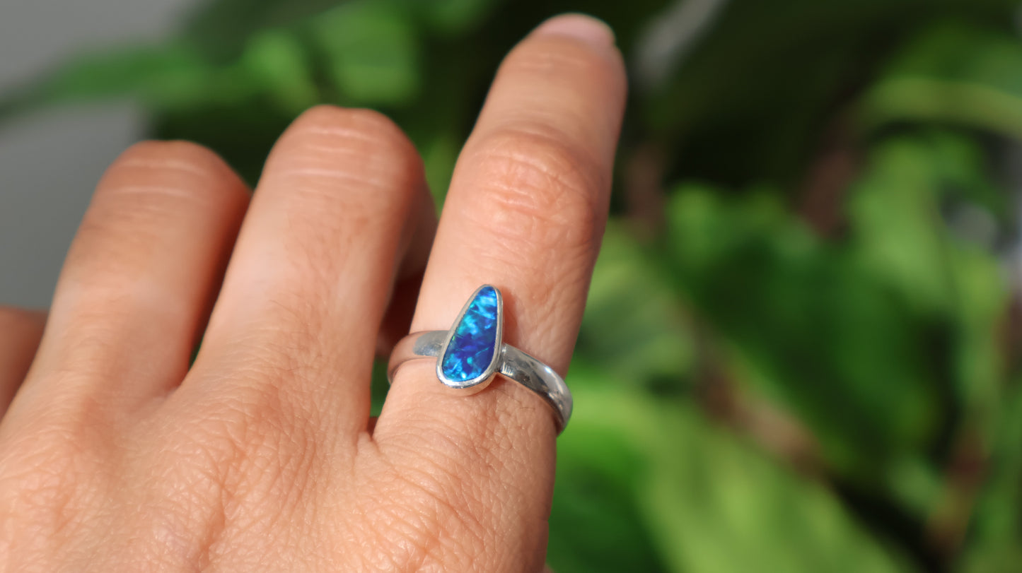 Blue Lagoon - Opal Ring