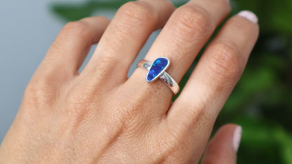 Blue Lagoon - Opal Ring