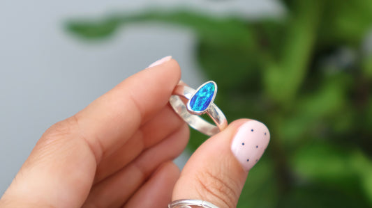 Electric Tide - Opal Ring