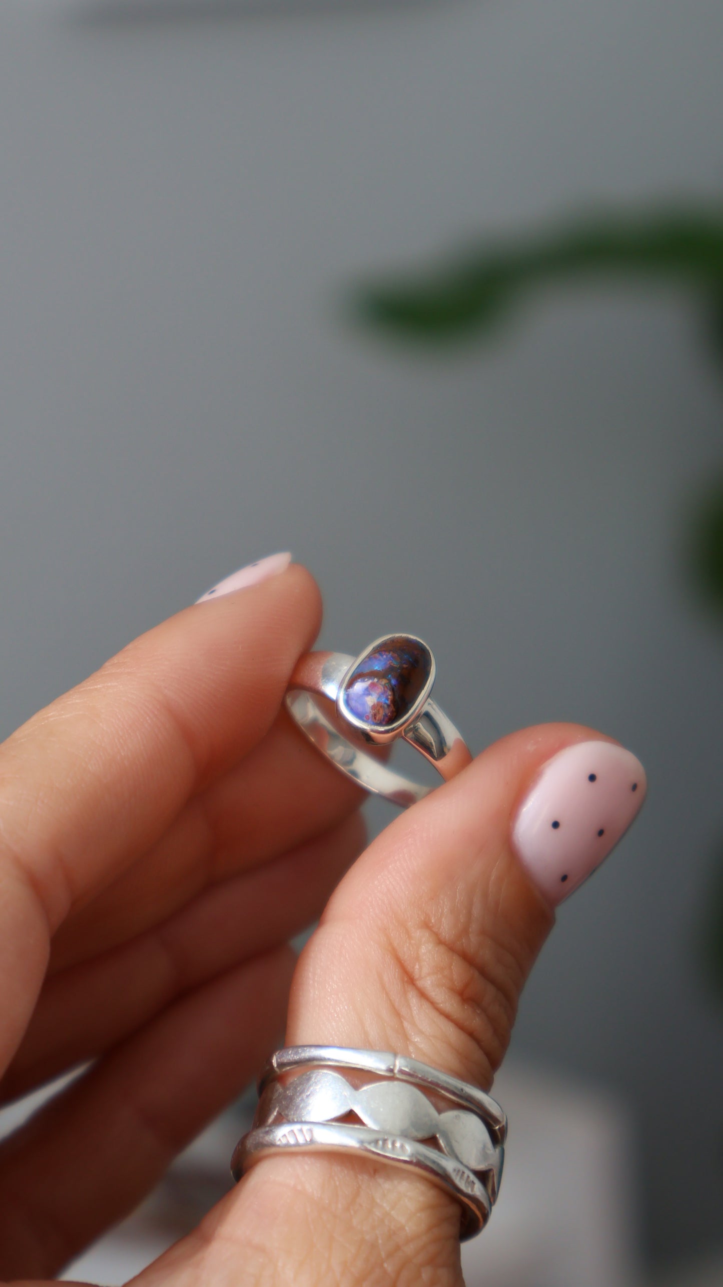 Earth & Tide -  Boulder Opal Ring