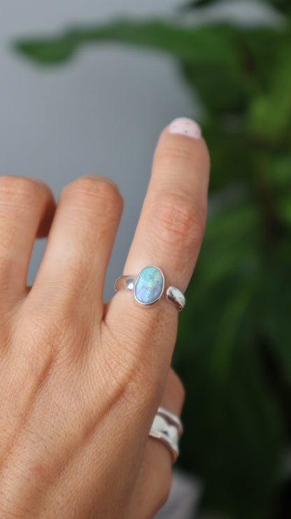 Moonlit Mist - Opal Ring