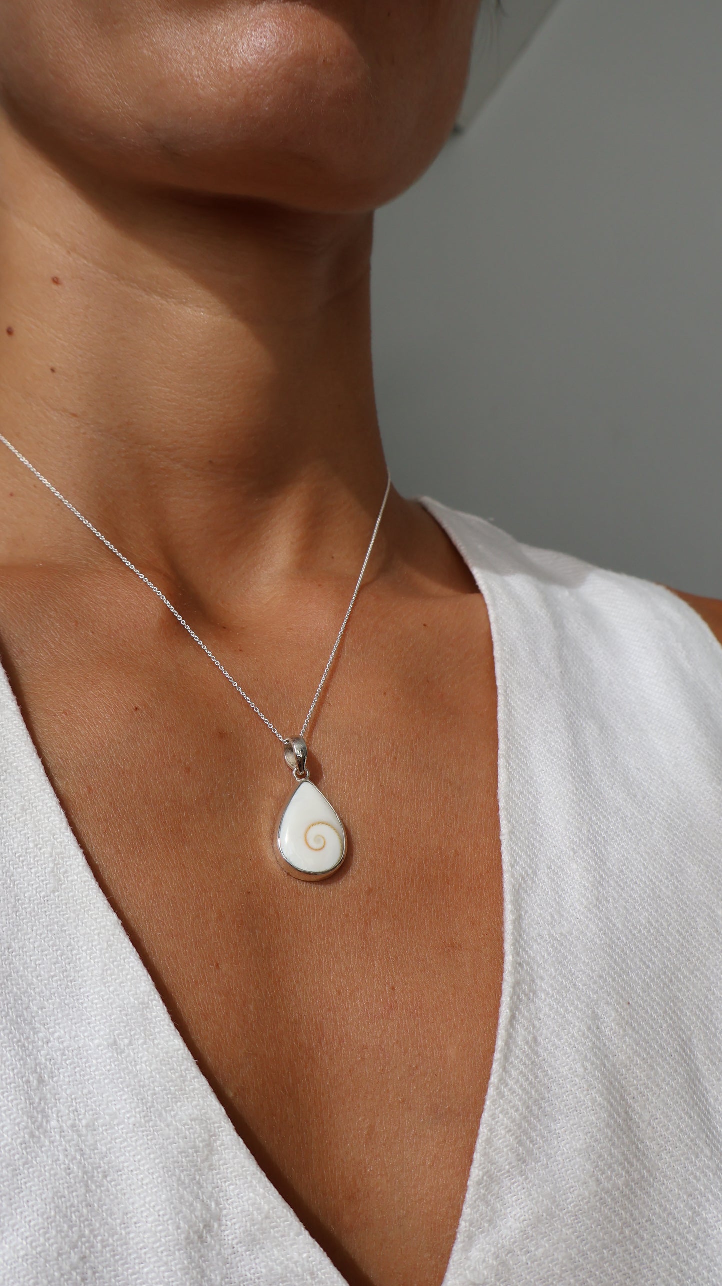Teardrop Operculum Pendant