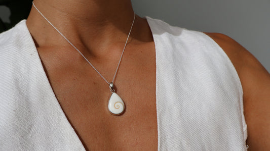 Teardrop Operculum Pendant