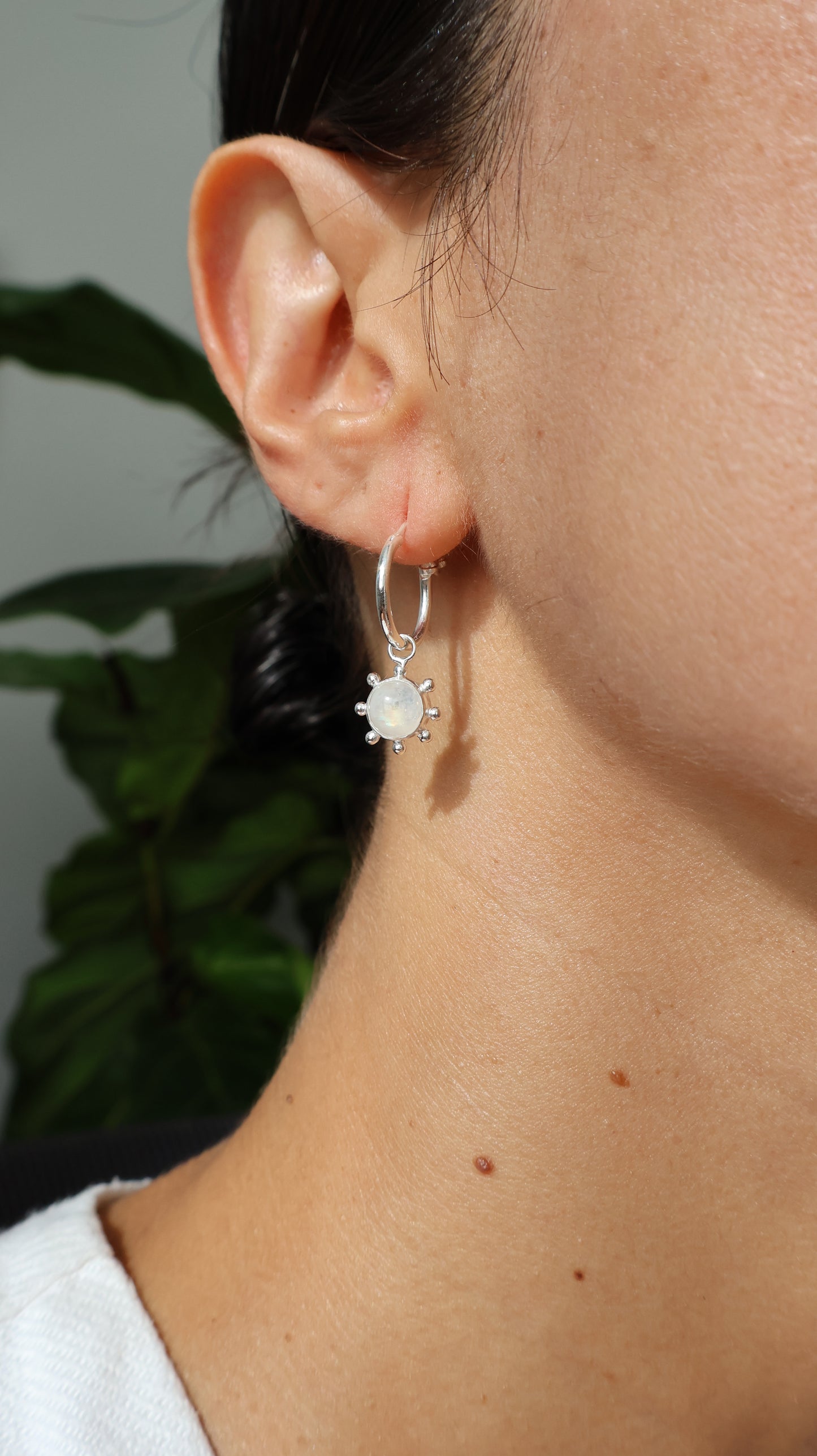 Moonstone Sunburst Huggies
