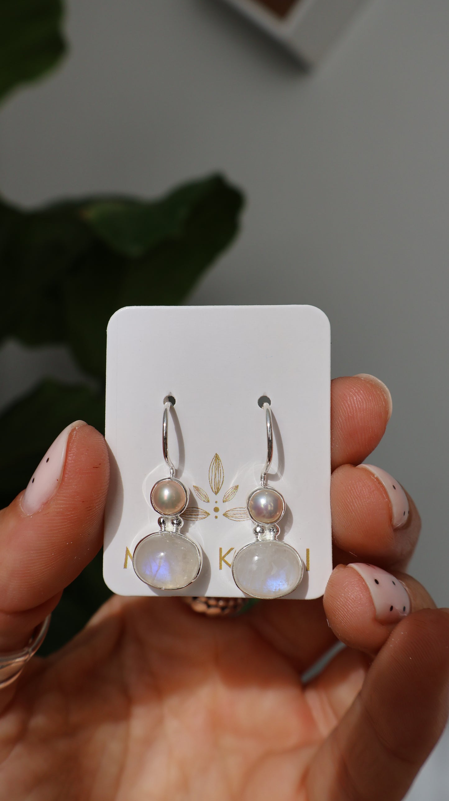 Pearl & Moonstone Tide Drops
