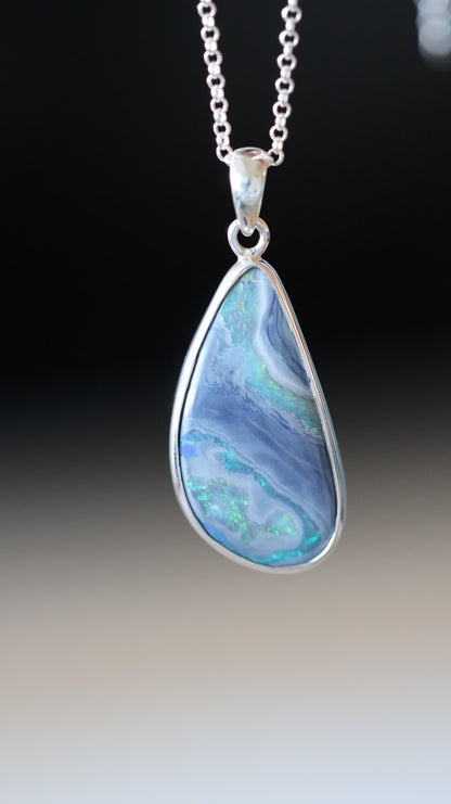 Lightning Ridge Opal Pendant
