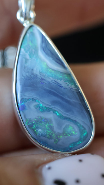 Lightning Ridge Opal Pendant