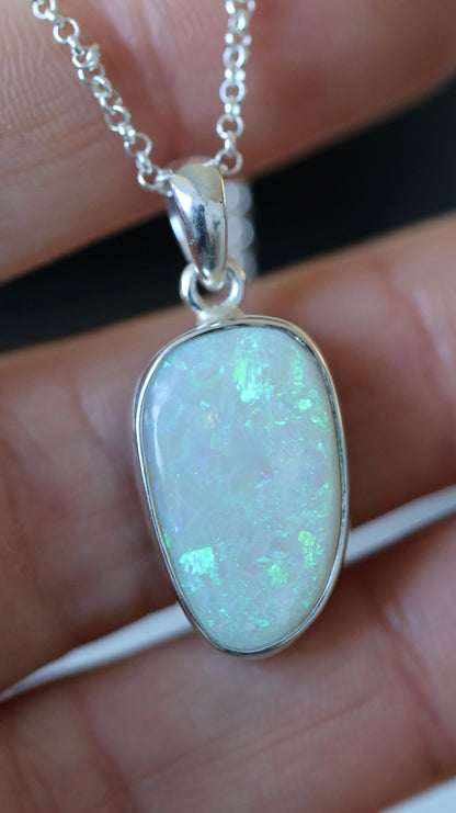 Solid opal Pendant