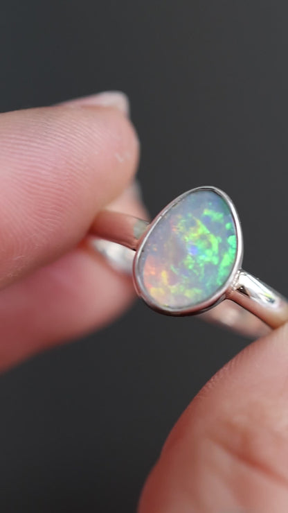 Solid Opal Ring 8.5 / R