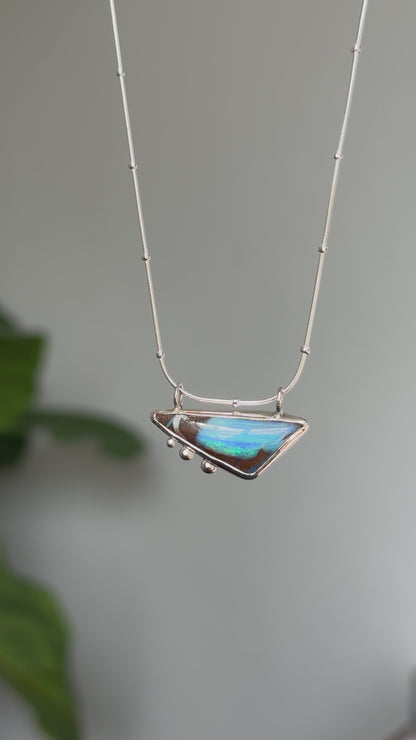 Horizonte - Boulder Opal Necklace
