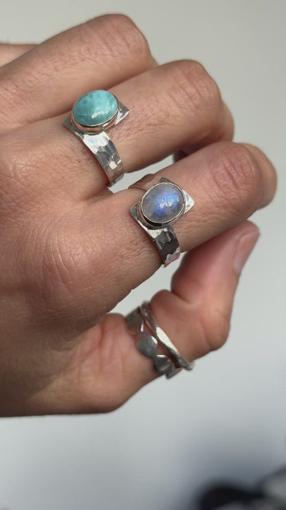 Kaia Hammered Ring