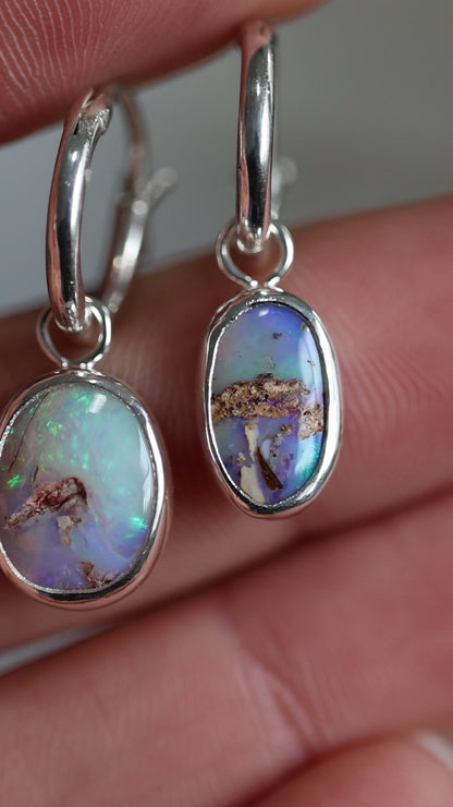 Opal Cloud Hoops