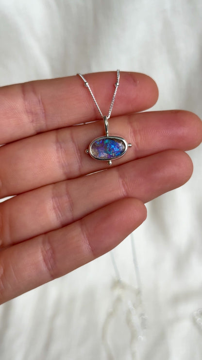 Ondina - Boulder Opal Pendant