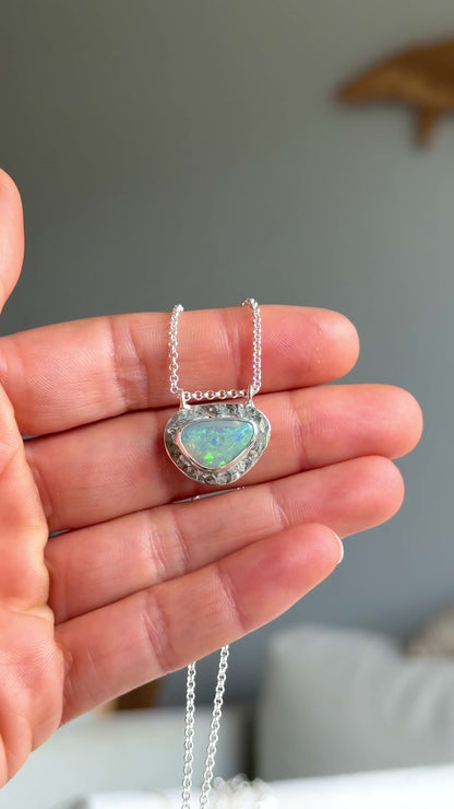 Lua — Lightning Ridge Opal Necklace