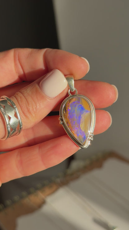 Elara Opal Pendant