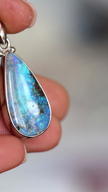 Boulder Opal Pendant