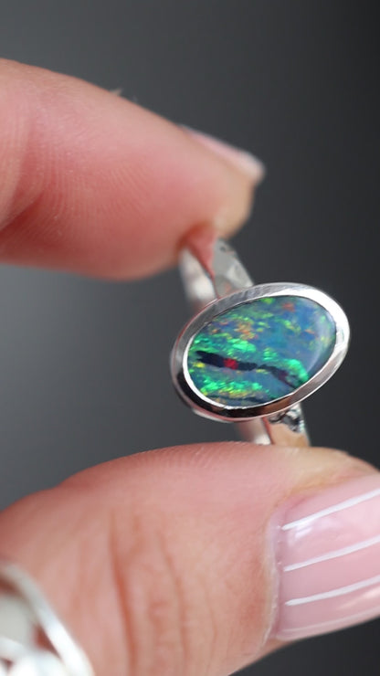 Opal Ring size 9 / S