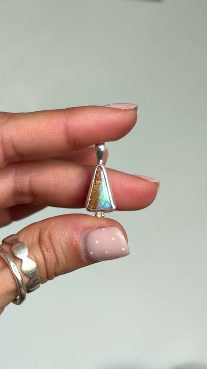 Boulder Opal Pendant