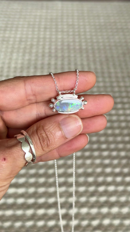 Inna — Lightning Ridge Opal Necklace