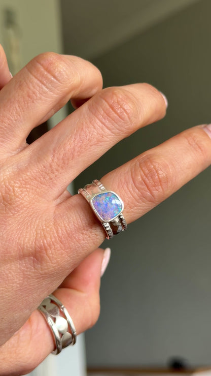 Pipe Opal Ring 7 (N)