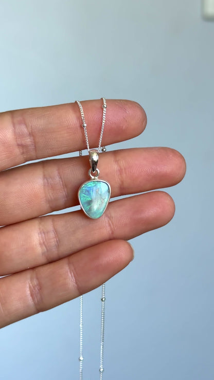 Indi — Lightning Ridge Opal Necklace