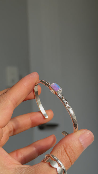 Nova - Pipe opal Cuff bracelet