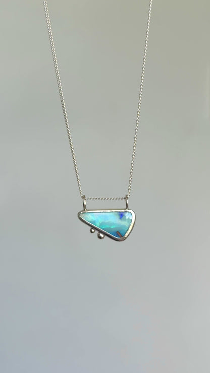 Laguna - Boulder Opal Necklace