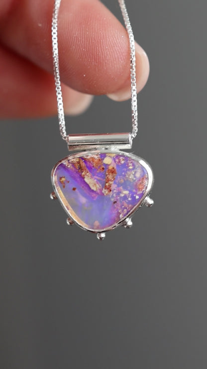 Pipe Opal Necklace