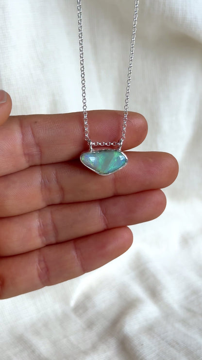 Hoku — Lightning Ridge Opal Necklace