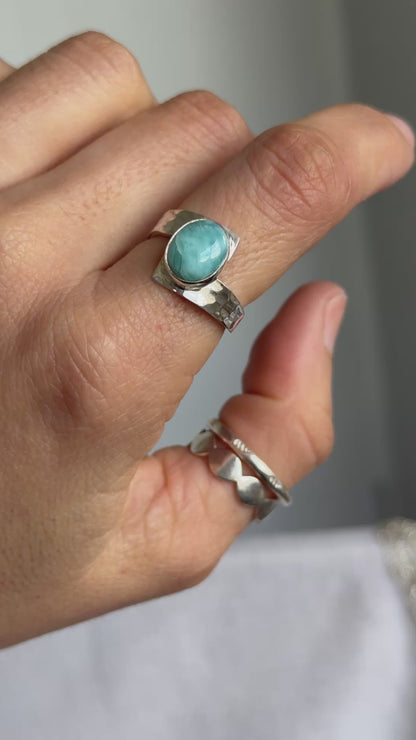 Kaia Hammered Ring