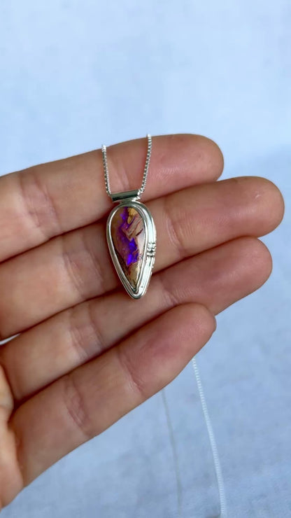 Violeta Necklace - Boulder Opal