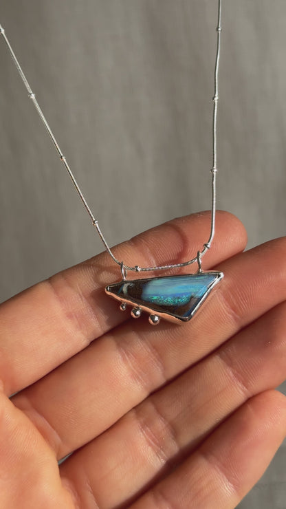 Horizonte - Boulder Opal Necklace