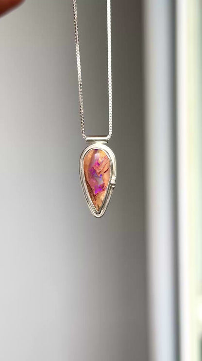 Violeta Necklace - Boulder Opal