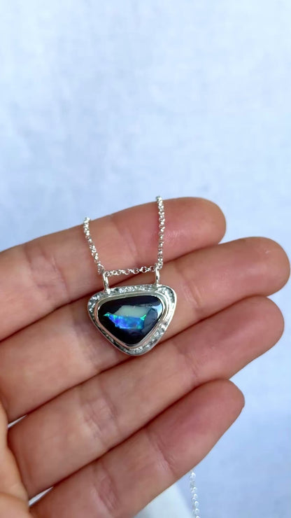 Kaia -  Boulder Opal Necklace