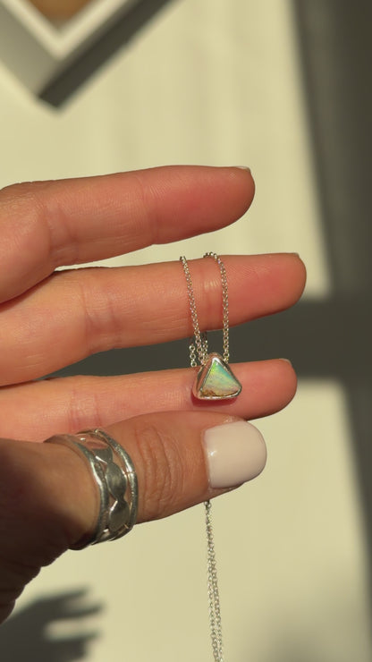 Solid Opal Necklace