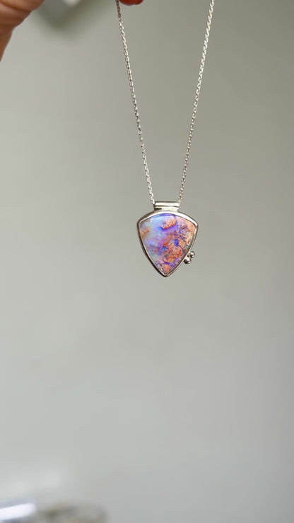 Makki _ Boulder Opal Necklace