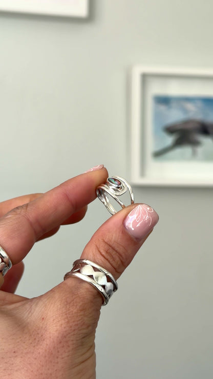Yowah Nut Opal Ring (size 7)